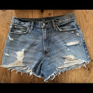 Abercrombie High Rise Annie Denim Short